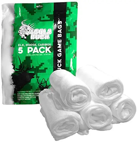 Koola Buck 5-Pack XL Game Bags for Elk, Moose, and Caribou