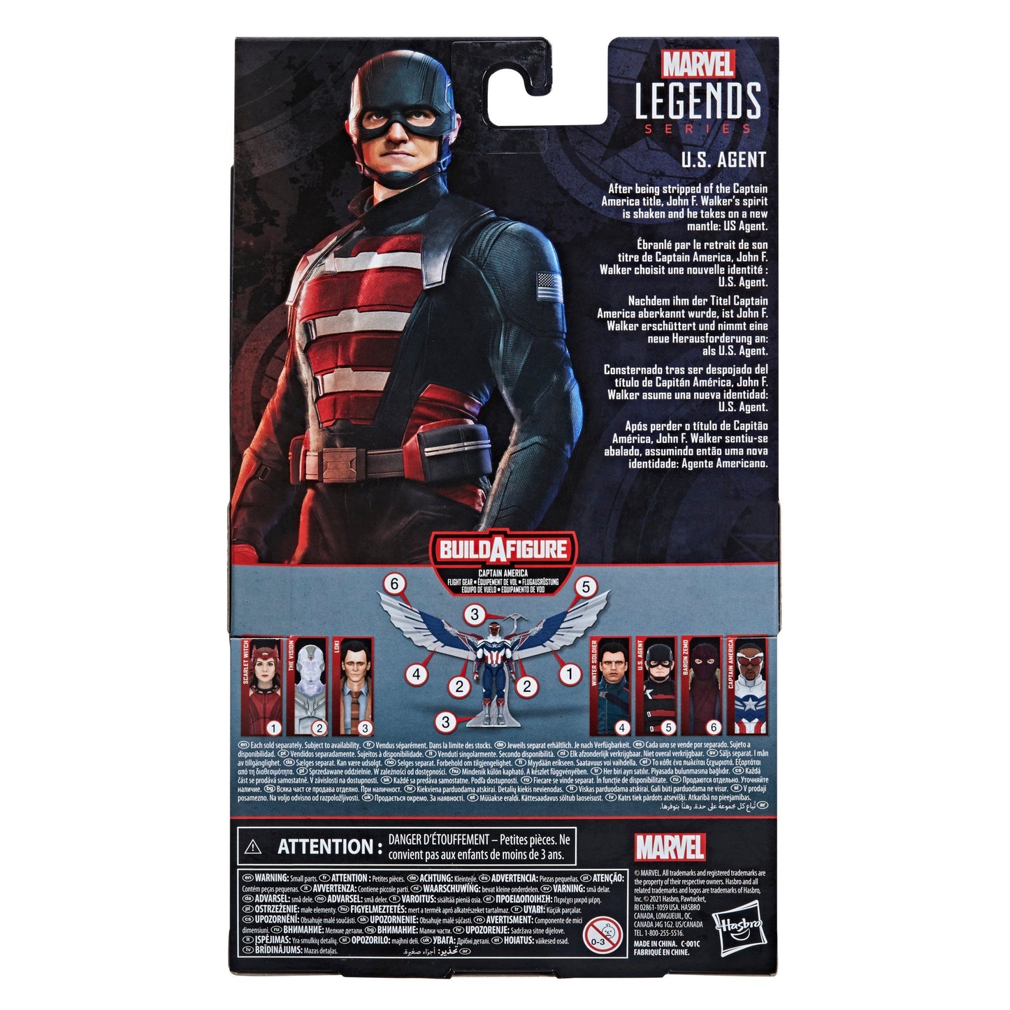 Marvel Legends Series 6-Inch Action Figure U.S. Agent John Walker captain America