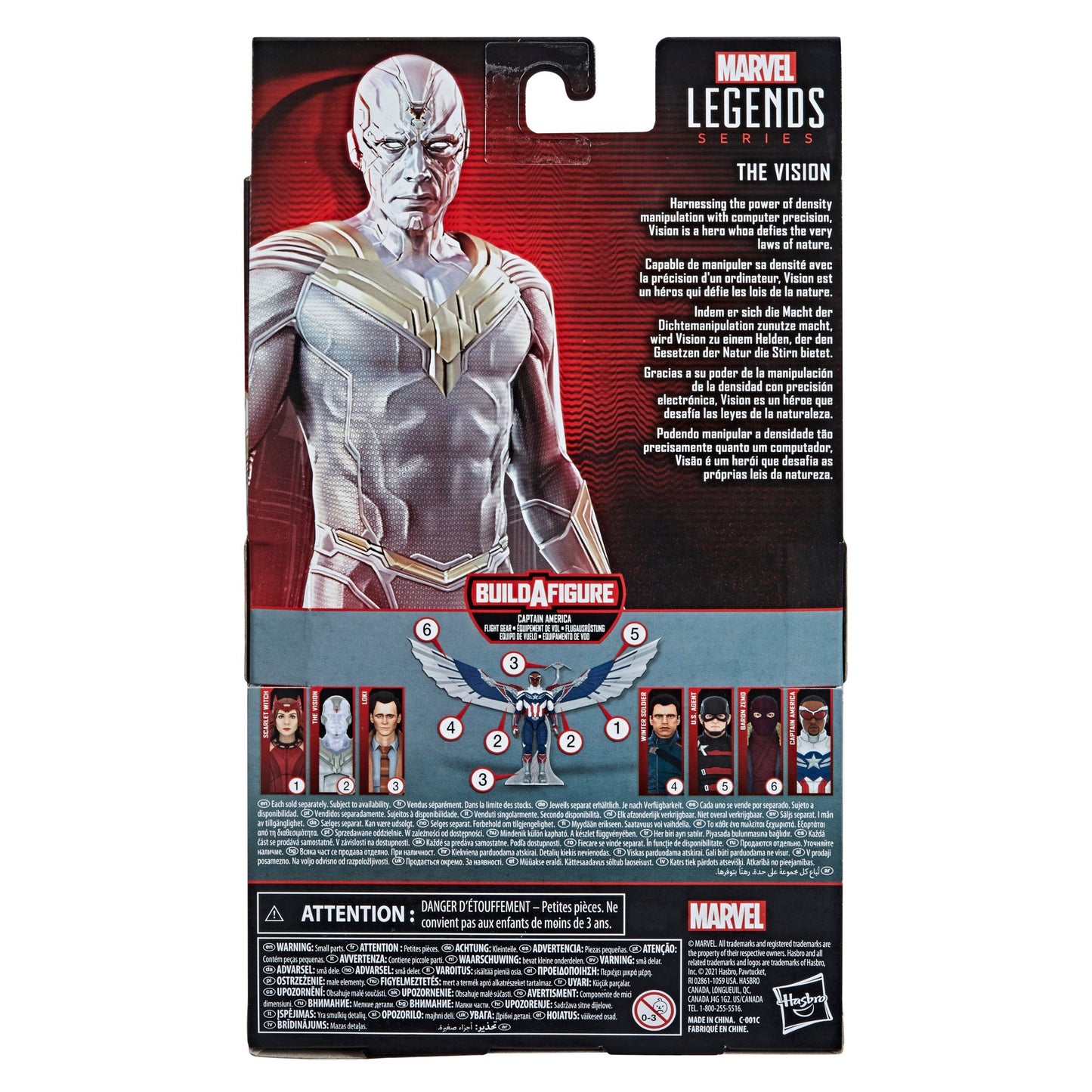 Hasbro Marvel Legends Series Avengers 6-inch Action Figure Vision White