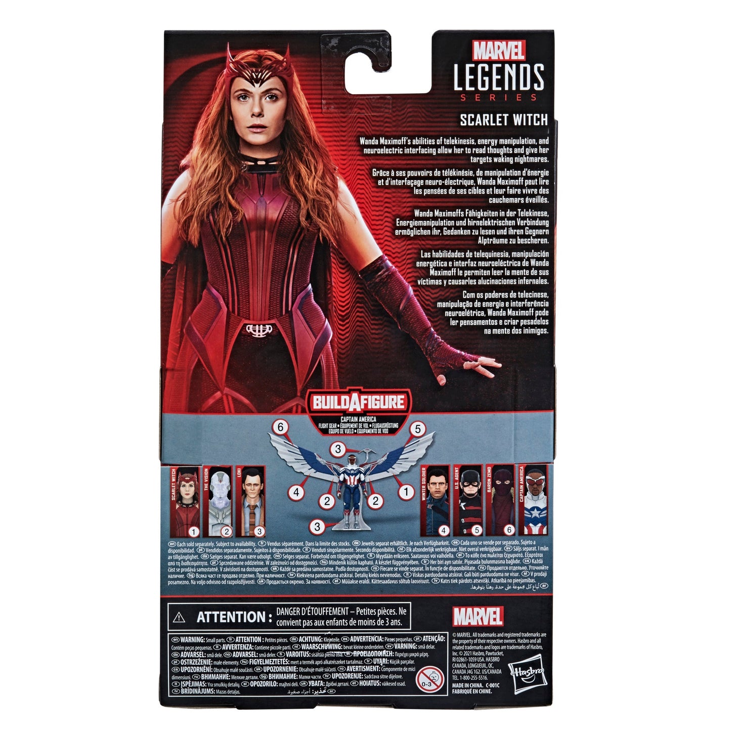Hasbro Marvel Legends Series Avengers 6-inch Scarlet Witch