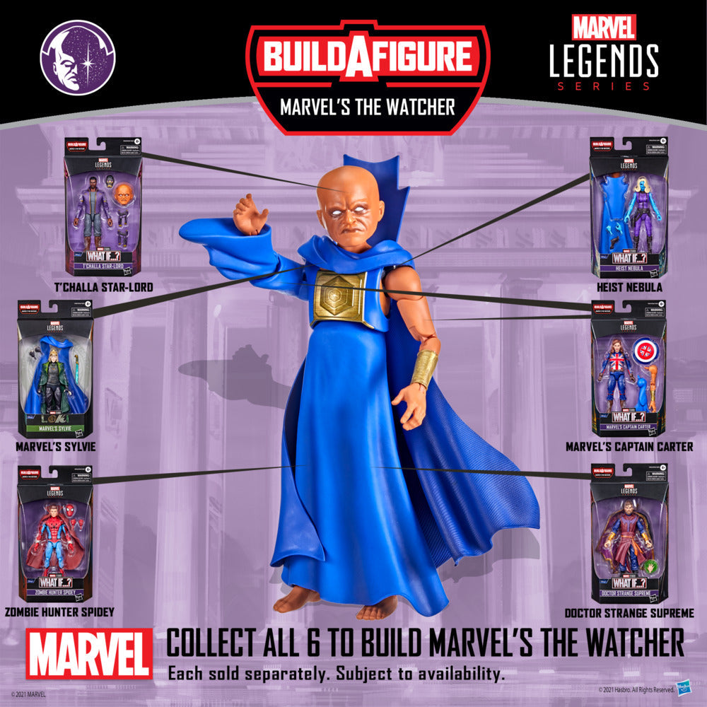 Marvel Legends  WHAT IF…? wave set of 7 figures  (BAF Uatu The Watcher )