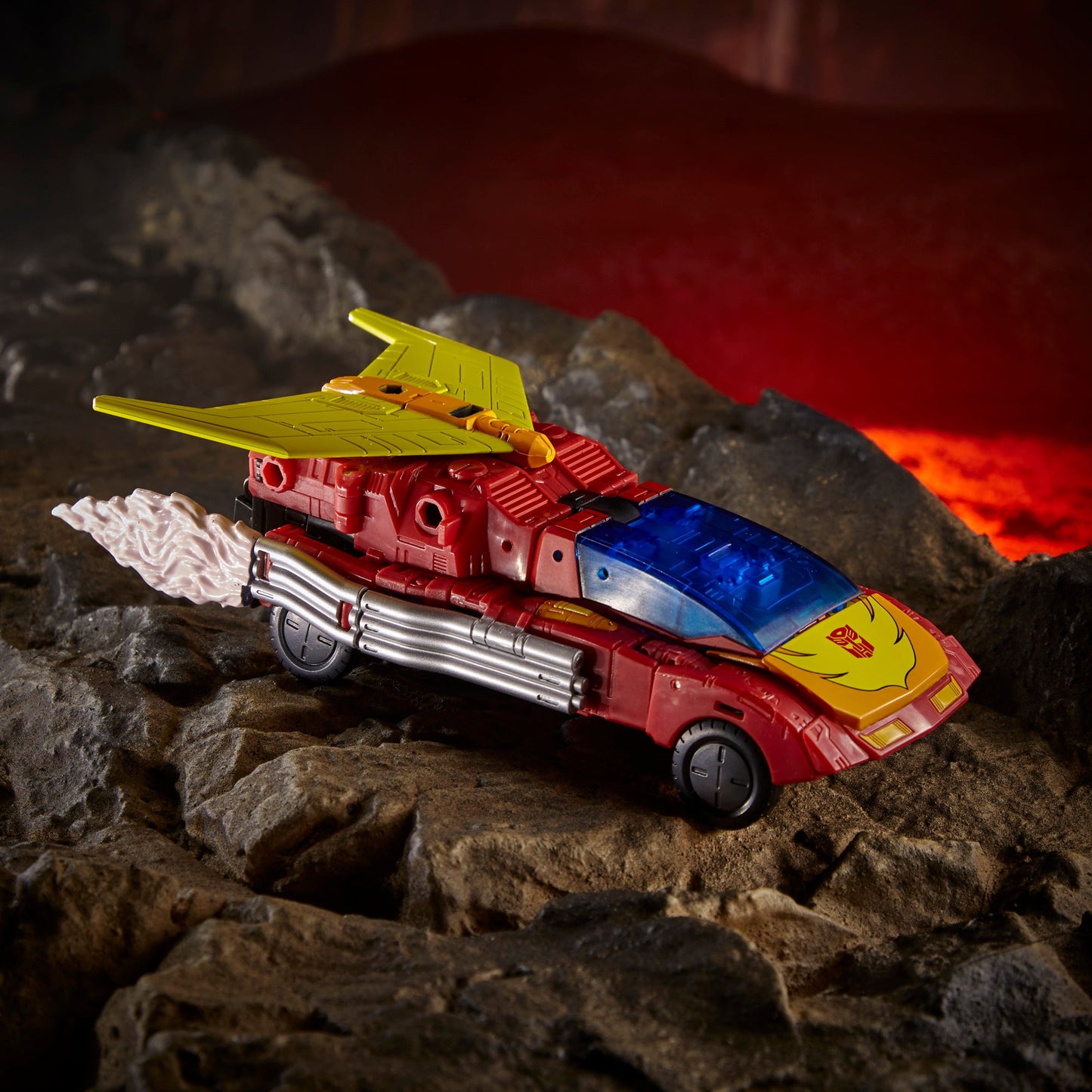Transformers Toys Generations War for Cybertron: Kingdom Commander WFC-K29 Rodimus Prime with Trailer Action Figure,