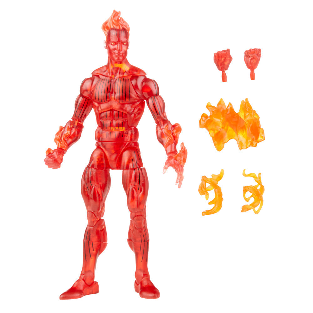 Hasbro Marvel Legends Series Retro Fantastic Four The Human Torch