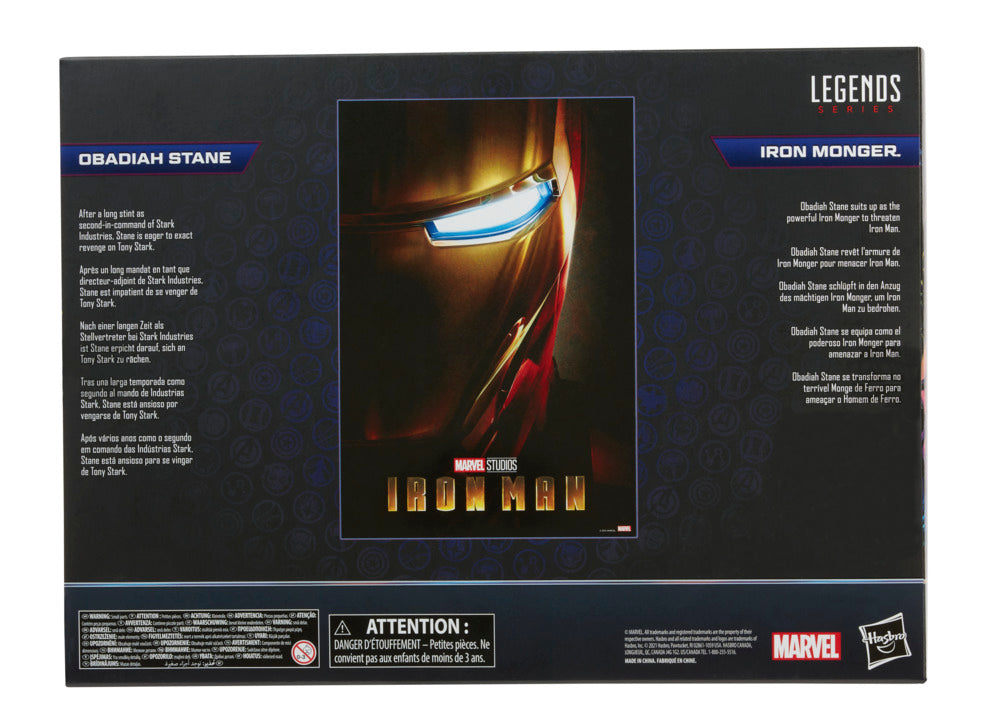 Marvel Legends Series 6-Inch Obadiah Stane and Iron Monger