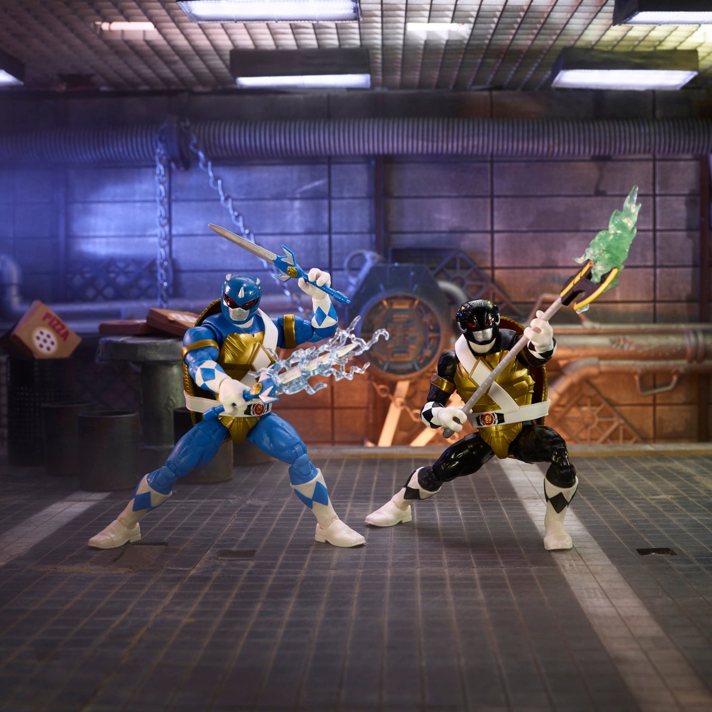 Power Rangers Ninja Turtles Donatello & Leonardo Lightning Collection