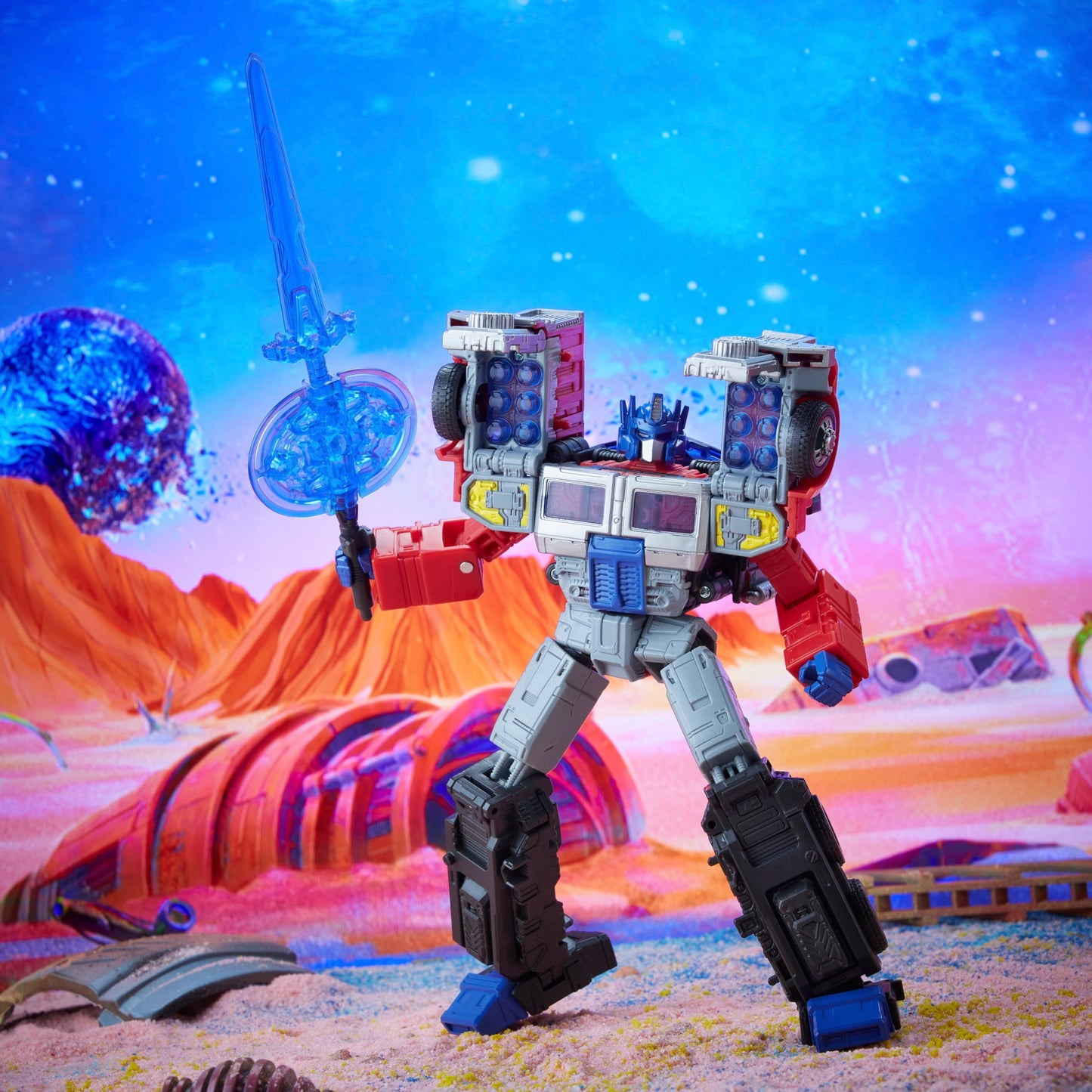 Transformers Generations Legacy Series Leader G2 Universe Laser Optimus Prime