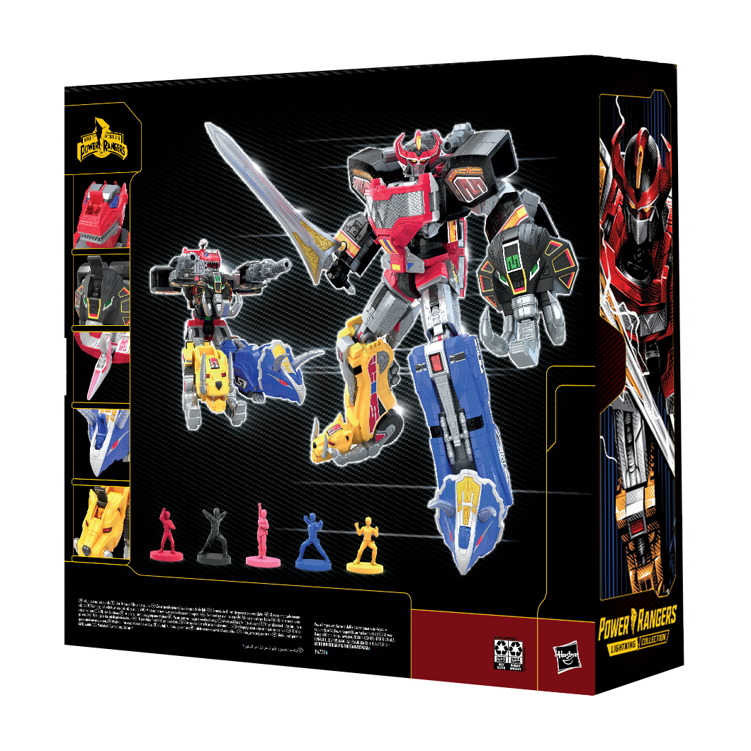 Power Rangers Lightning Collection Mighty Morphin Dino Megazord