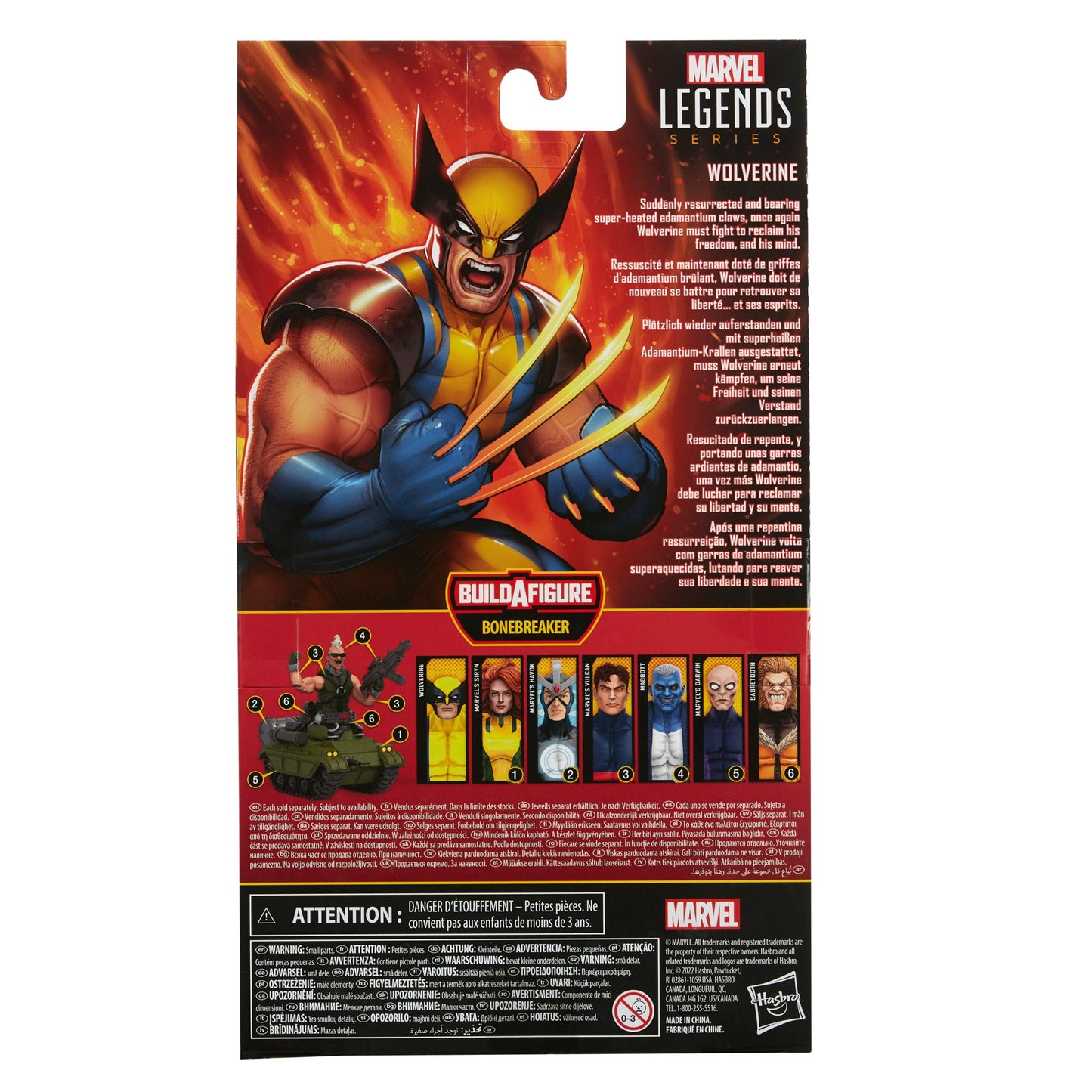 Marvel Legends Series X-Men Wolverine - BONEBREAKER Baf