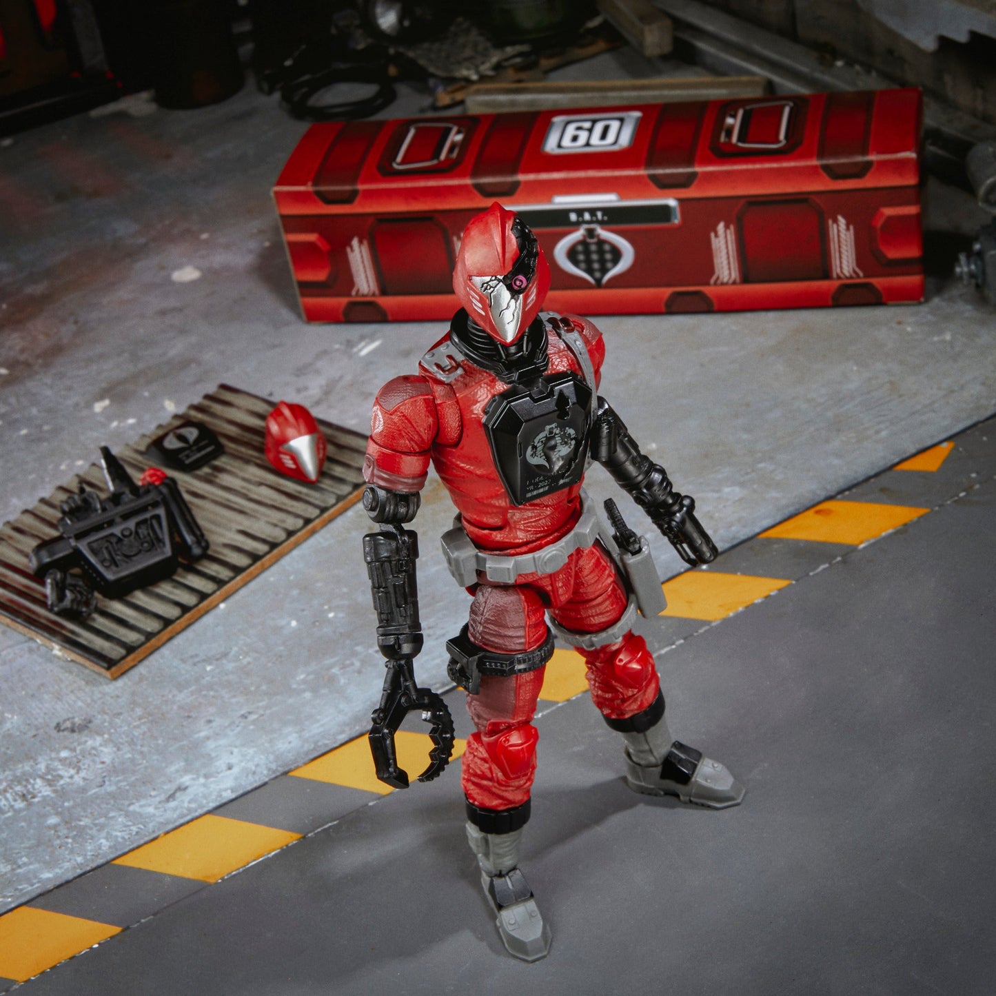 G.I. Joe Classified Army of CRIMSON B.A.T. SET of 6 Figures