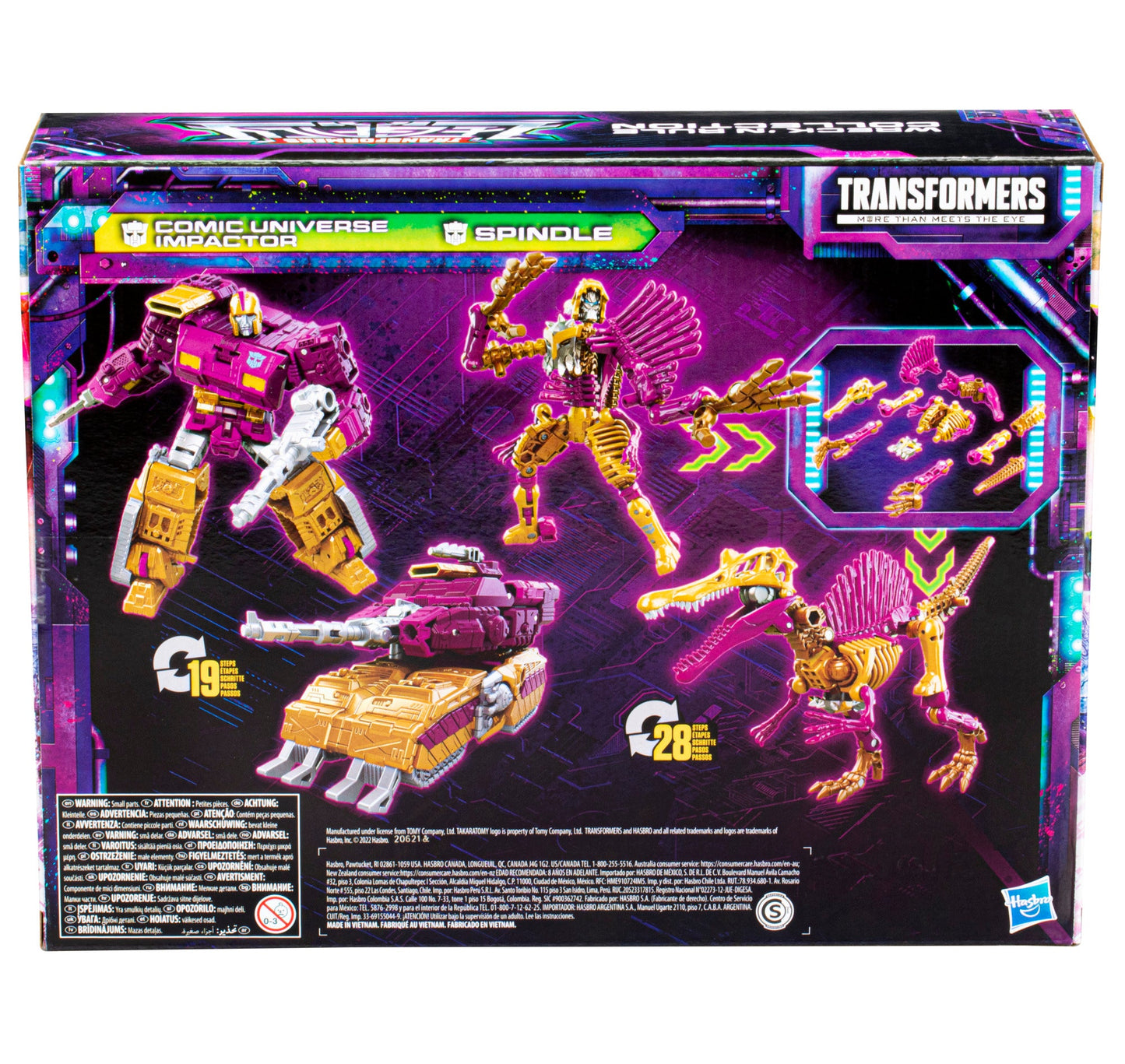 Transformers Legacy Wreck ‘N Rule Collection Comic Universe Impactor and Spindle