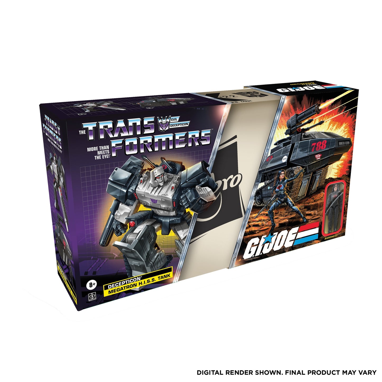 Transformers Collaborative: G.I. Joe Mash-Up, Megatron H.I.S.S. Tank and Baroness