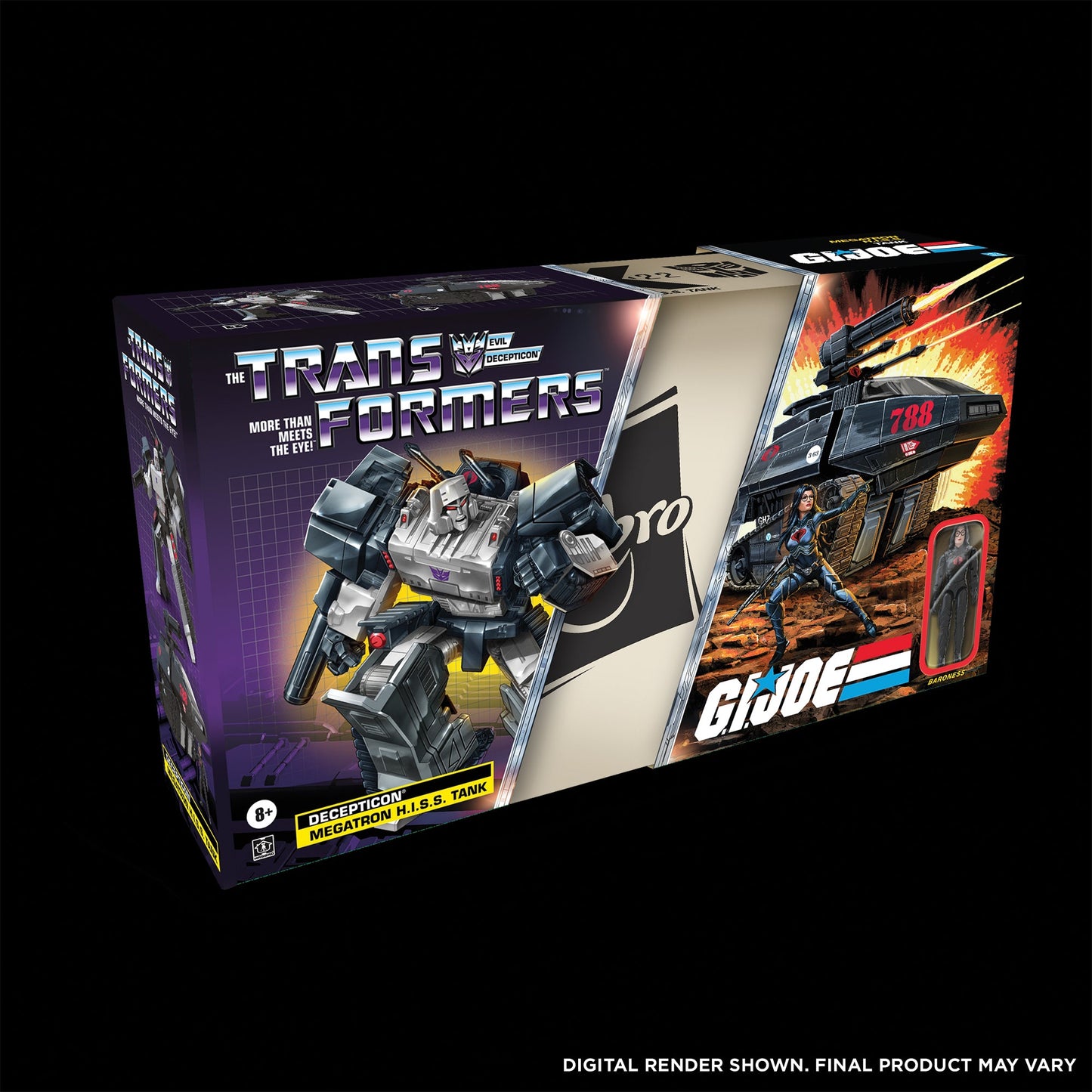 Transformers Collaborative: G.I. Joe Mash-Up, Megatron H.I.S.S. Tank and Baroness
