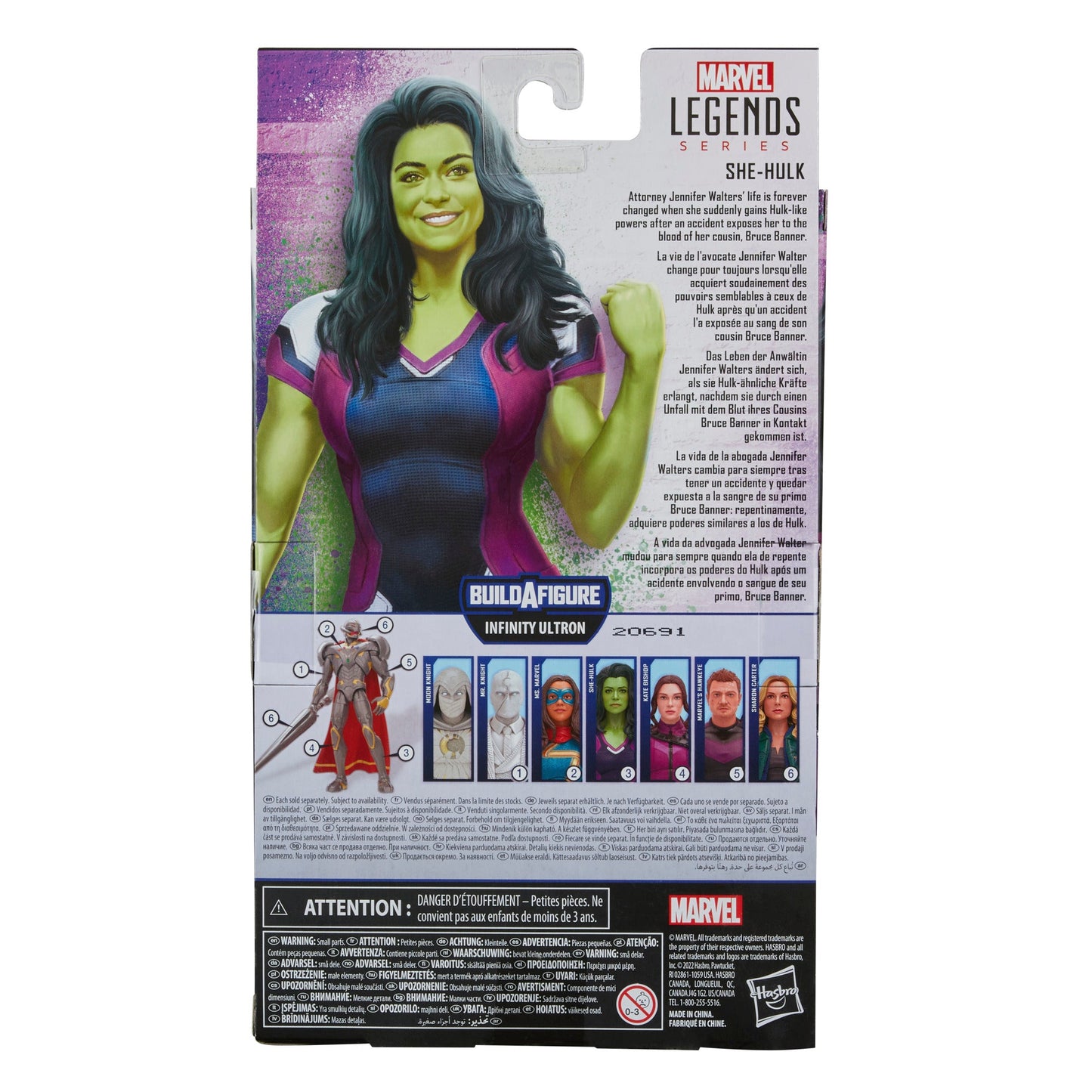 Marvel Legends Series Disney Plus She-Hulk (infinity Ultron BAF)