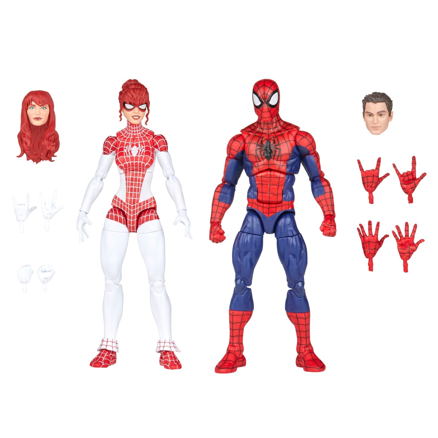 Marvel Legends Series Spider-Man and Marvel’s Spinneret