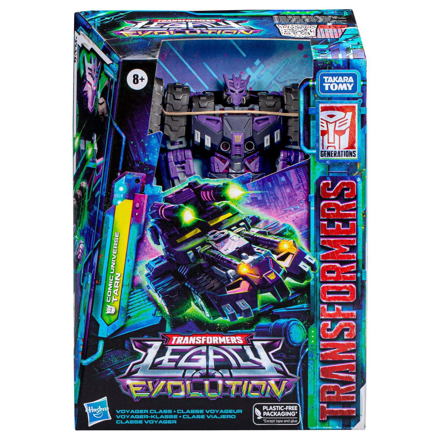 Transformers Legacy Evolution Comic Universe Tarn - VOYAGER Class ( subpar Box )