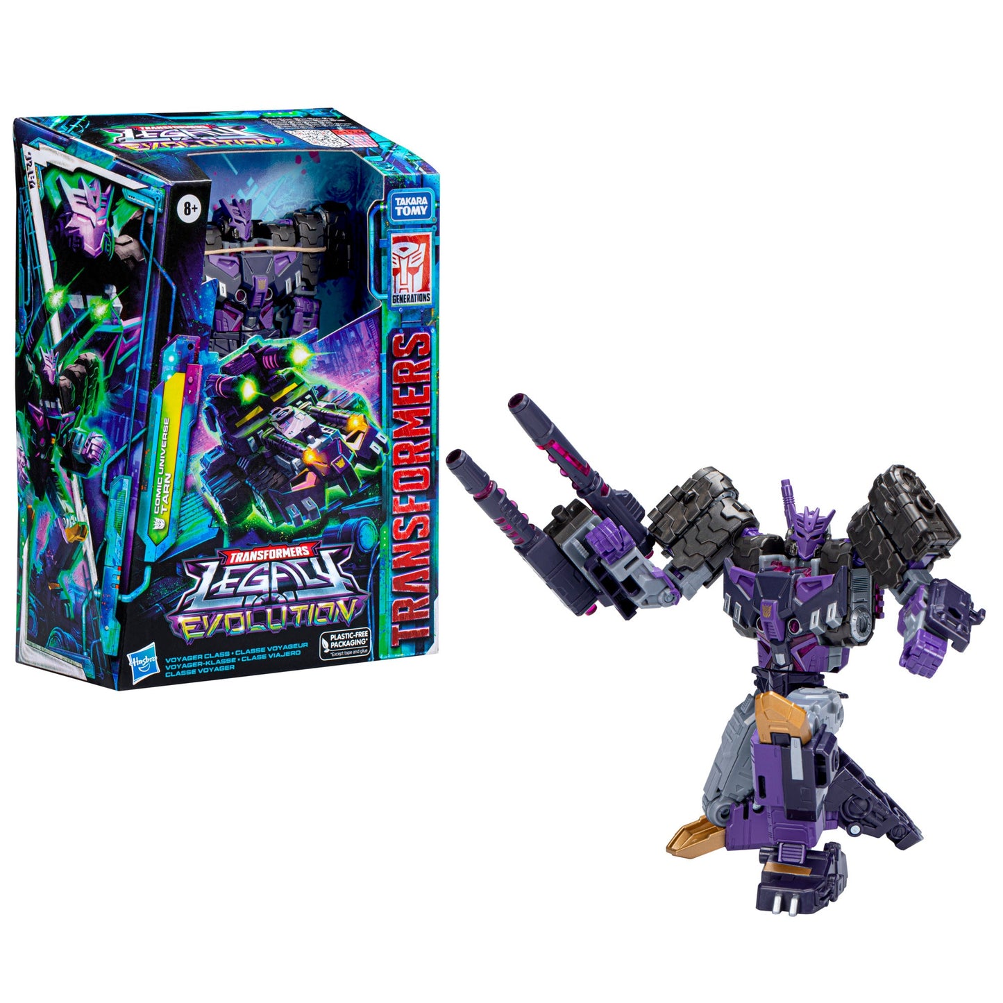 Transformers Legacy Evolution Comic Universe Tarn - VOYAGER Class ( subpar Box )