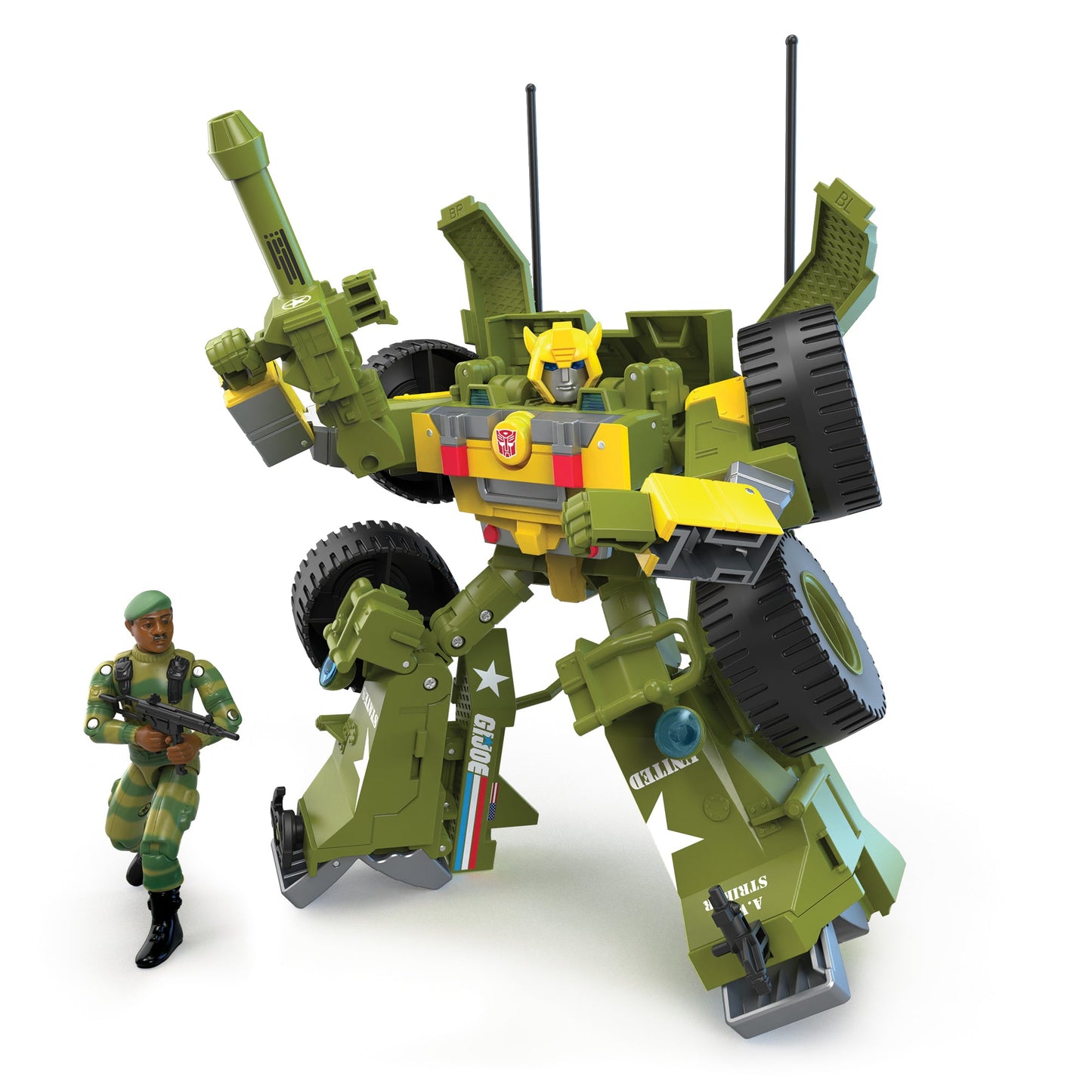 Transformers Collaborative: G.I. Joe Mash-Up, Bumblebee A.W.E. Striker & Lonzo Stalker Wilkinson
