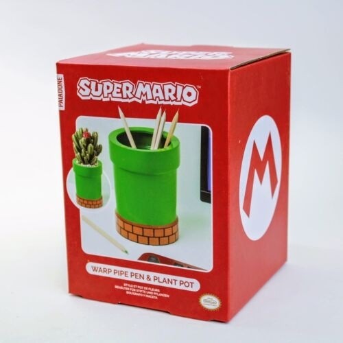 SUPERMARIO Warp Pipe Pen & Plant Pot