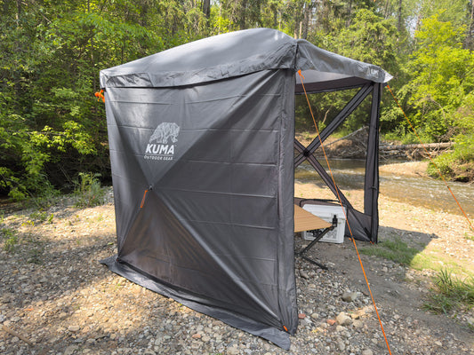 Bear Cub Gazebo Privacy Panels - Grey