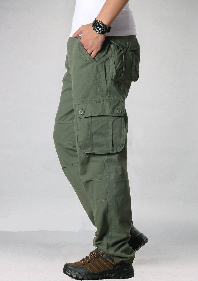Multi-pocket Men's Casual Loose Labor Protection Cargo Pants