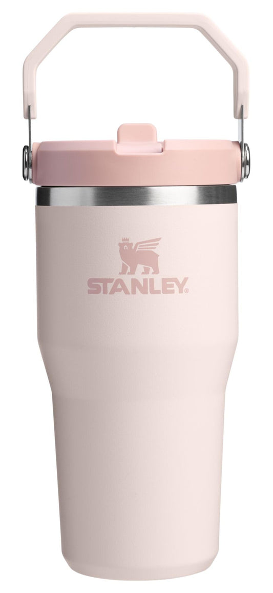 Stanley IceFlow 2.0 Flip Straw Tumbler with Handle 20 oz | Twist On Lid and Flip Up Straw | Leakproof Water Bottle | Insulated Stainless Steel | BPA-Free | Rose Quartz 🍁 All In One Marketplace Canada