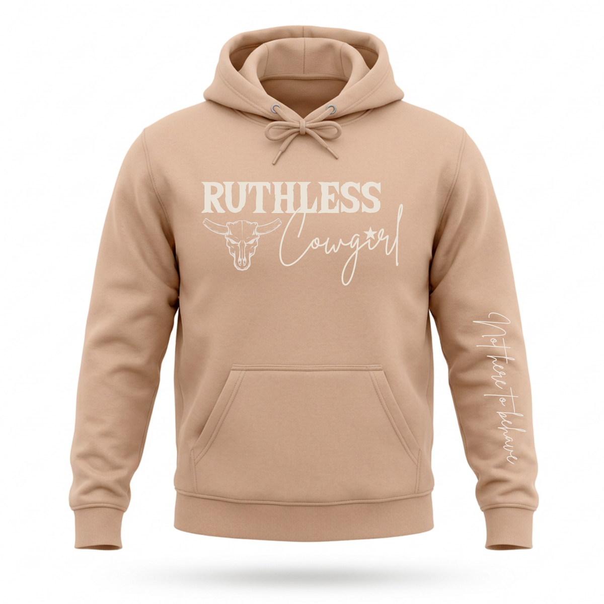 RUTHLESS COWGIRL HOODIE | Dusty Rose