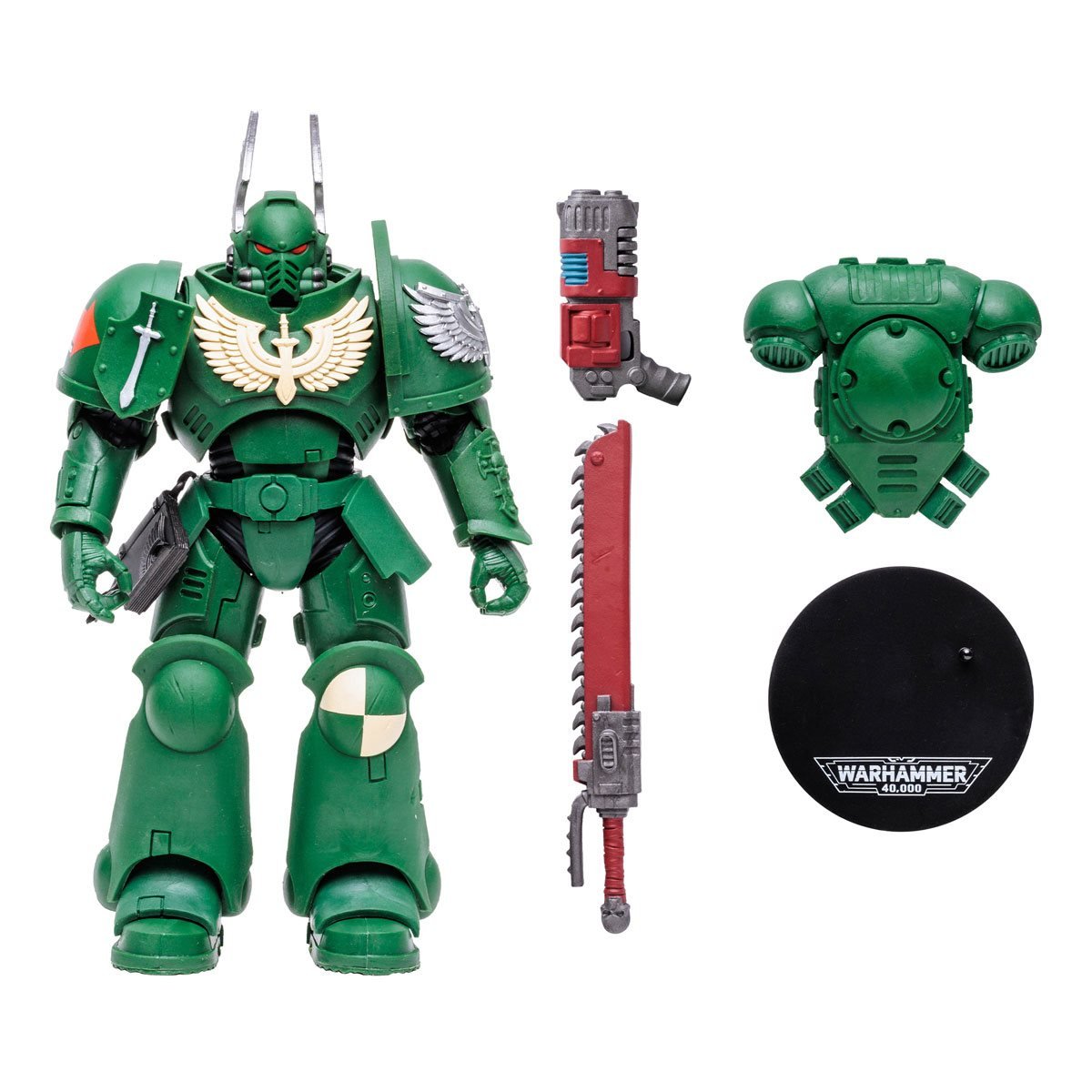 Warhammer 40,000 Wave 5 Dark Angels Assault Intercessor Sergeant 7-Inch Scale Action Figure