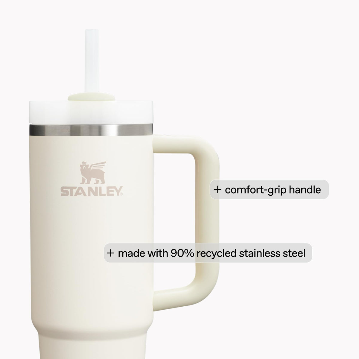 STANLEY Quencher H2.0 Tumbler with Handle and Straw 30 oz | Flowstate 3-Position Lid | Cup Holder Compatible for Travel | Insulated Stainless Steel Cup | BPA-Free | Purple Dust 🍁 All In One Marketplace Canada