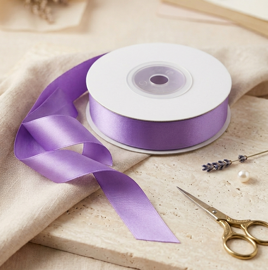 30 Meter Double Face Lavender #463 Ribbon Roll