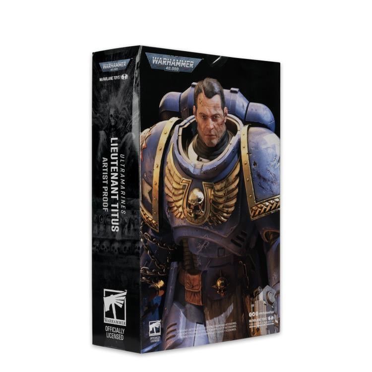 Warhammer 40,000: Space Marine 2 Ultramarines Lieutenant Titus (Artist Proof) Action Figure