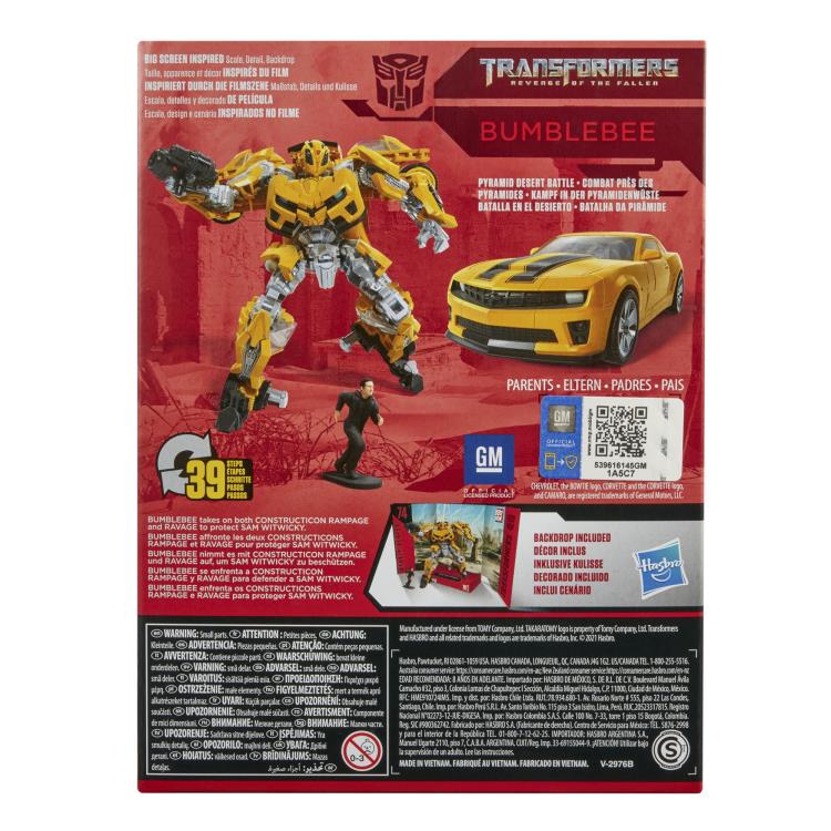 Transformers Studio Series 74 Deluxe Bumblebee with Sam