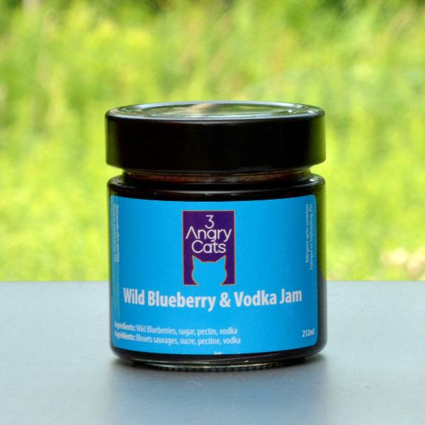 3 Angry Cats Wild Blueberry & Vodka Jam
