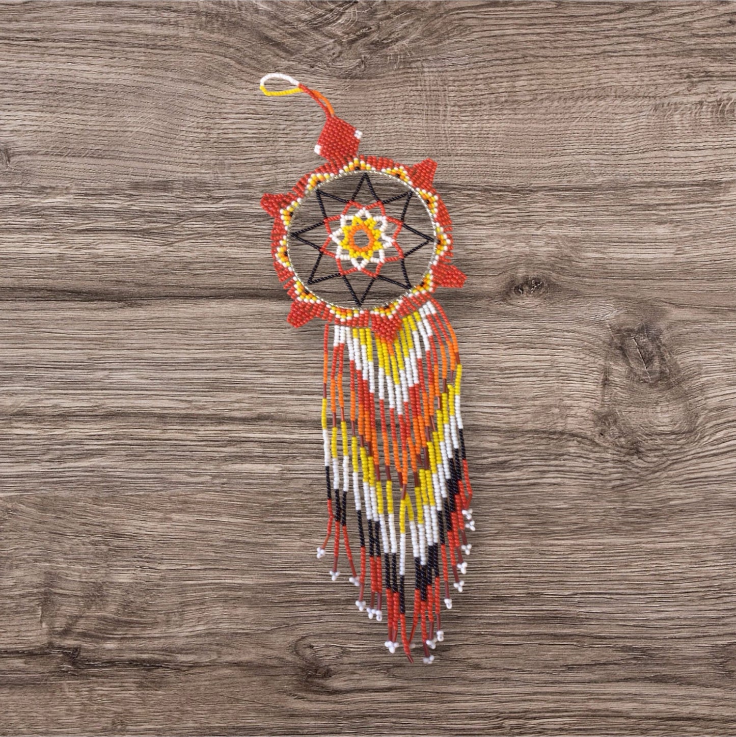Red Sun Star Dream Catcher