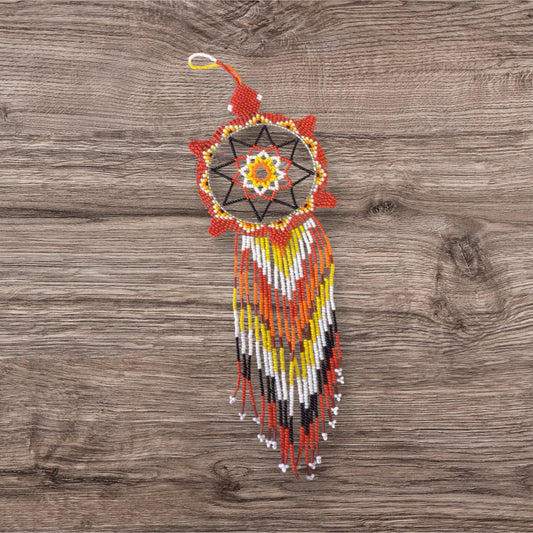 Red Sun Star Dream Catcher