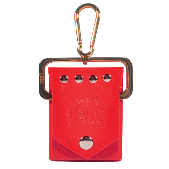Hero Red Deck Box + Belt Loop - Hard Shell Faux Leather