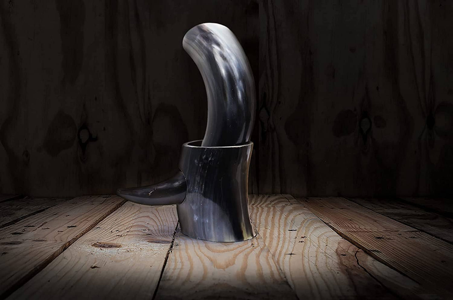 Premium Viking Drinking Horn Bundle 2Xl 18Oz Authentic