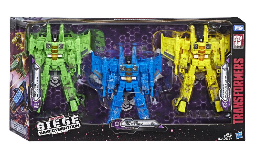 Transformers War for Cybertron: Siege Voyager Seekers Three-Pack