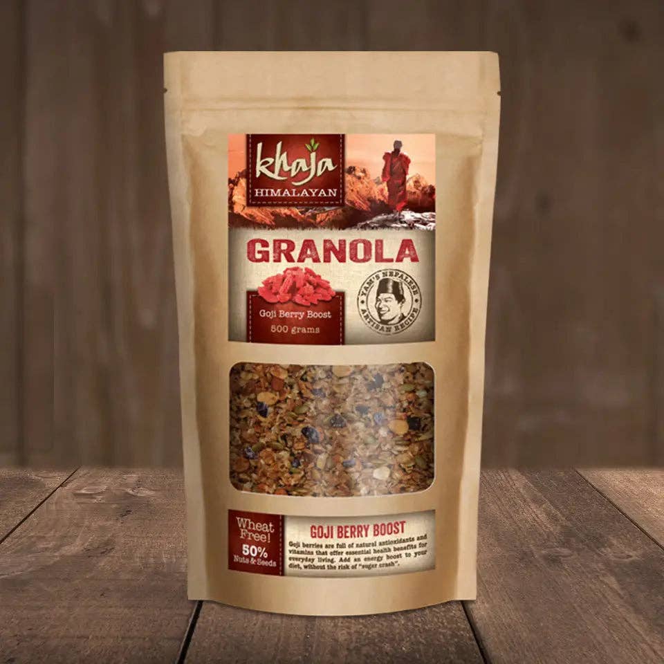 Khaja Granola Goji Berry Boost 500 gram bag