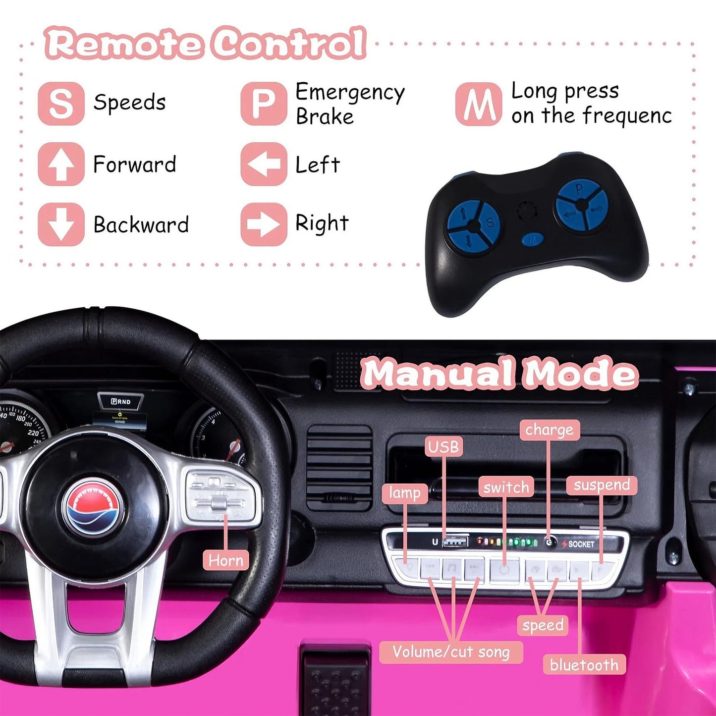 PREORDER 2026 24V Monster Jeep 2 Seater DELUXE Kids Ride On Car with Remote Control