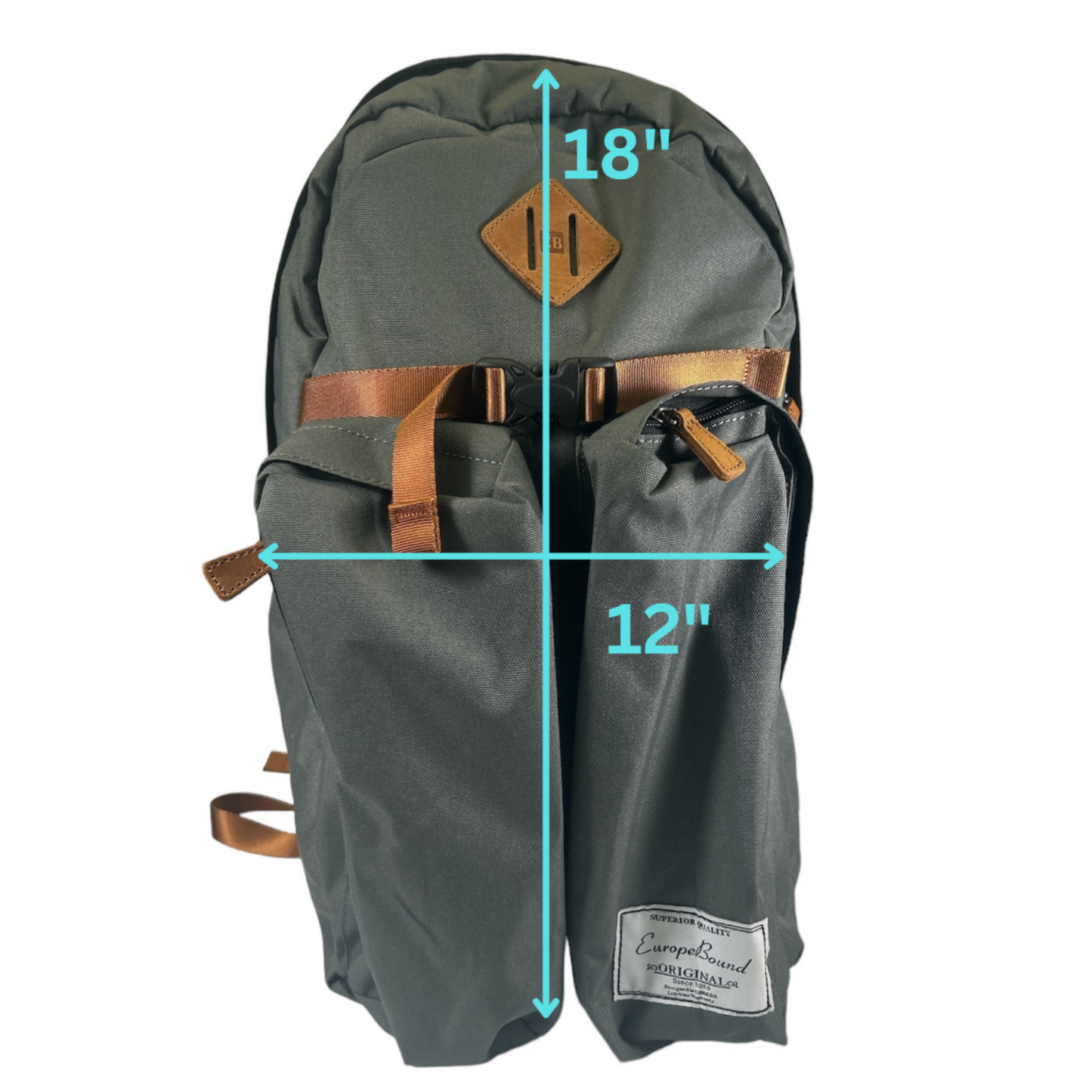 Europe Bound Day Hiker 32 L Day Pack for Urban and Outdoor Adventures