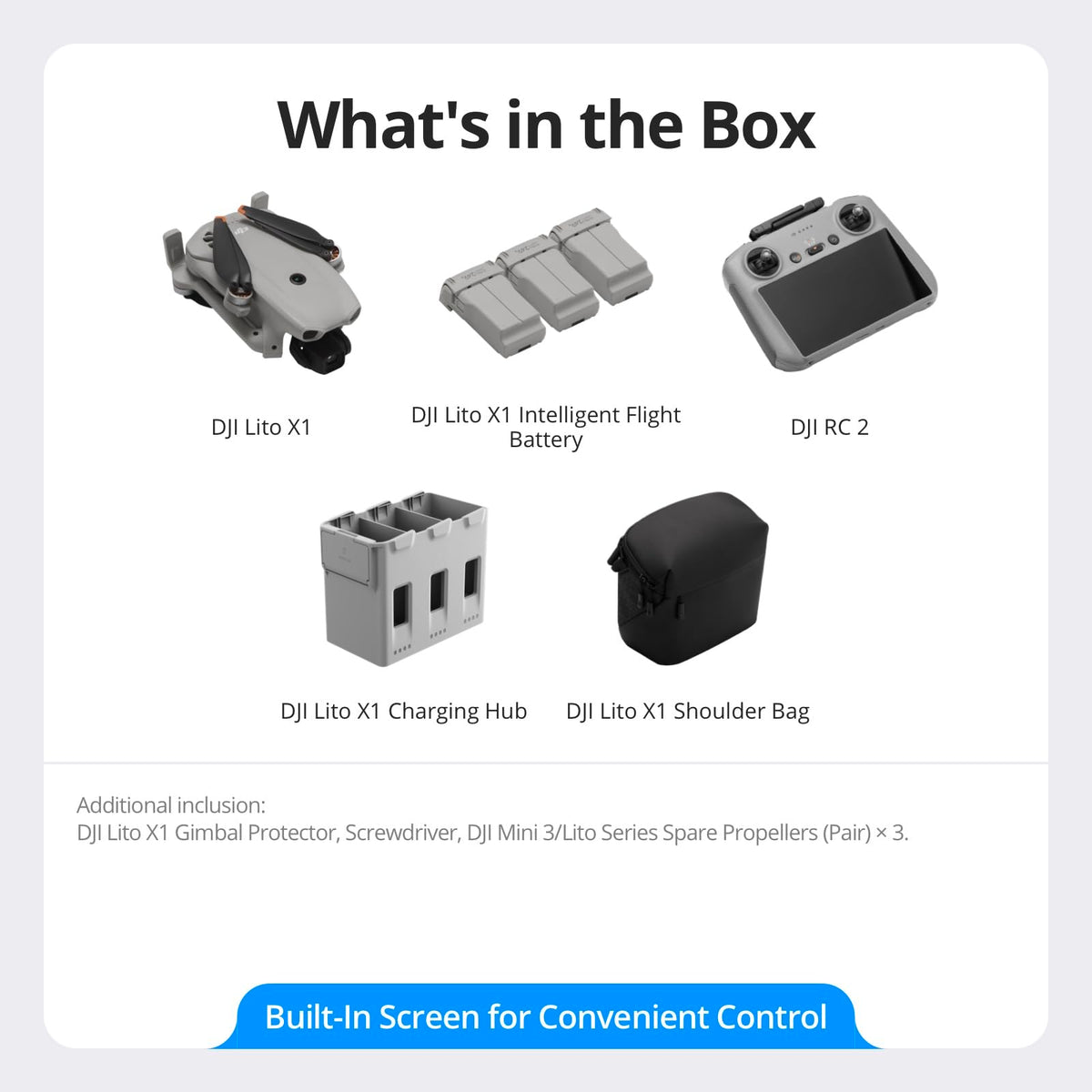 DJI Lito X1 Fly More Combo (DJI RC 2), Updated Version of Mini 3 🍁 All In One Marketplace Canada