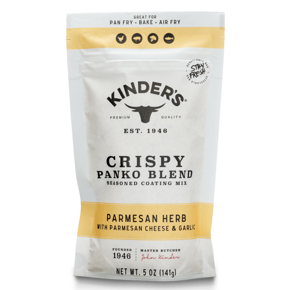 Kinder's Parmesan Herb Crispy Panko Blend with Parmesan Cheese & Garlic