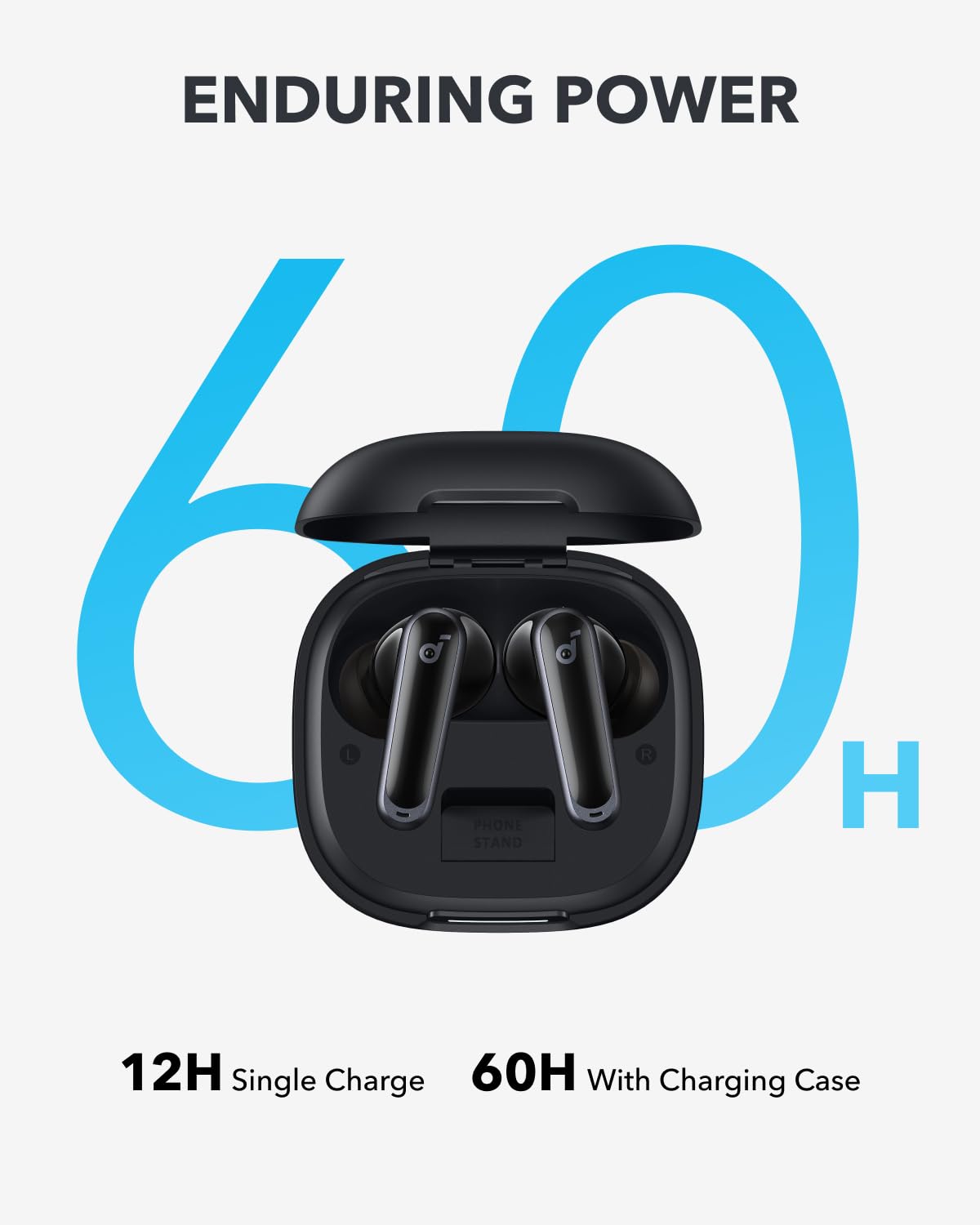 soundcore P40i by Anker, Noise Cancelling Wireless Earbuds, Adaptive Noise Cancelling to Environments, Heavy Bass, 60H Playtime, 2-in-1 Case and Phone Stand, IPX5, Wireless Charging, Bluetooth 5.3 🍁 All In One Marketplace Canada