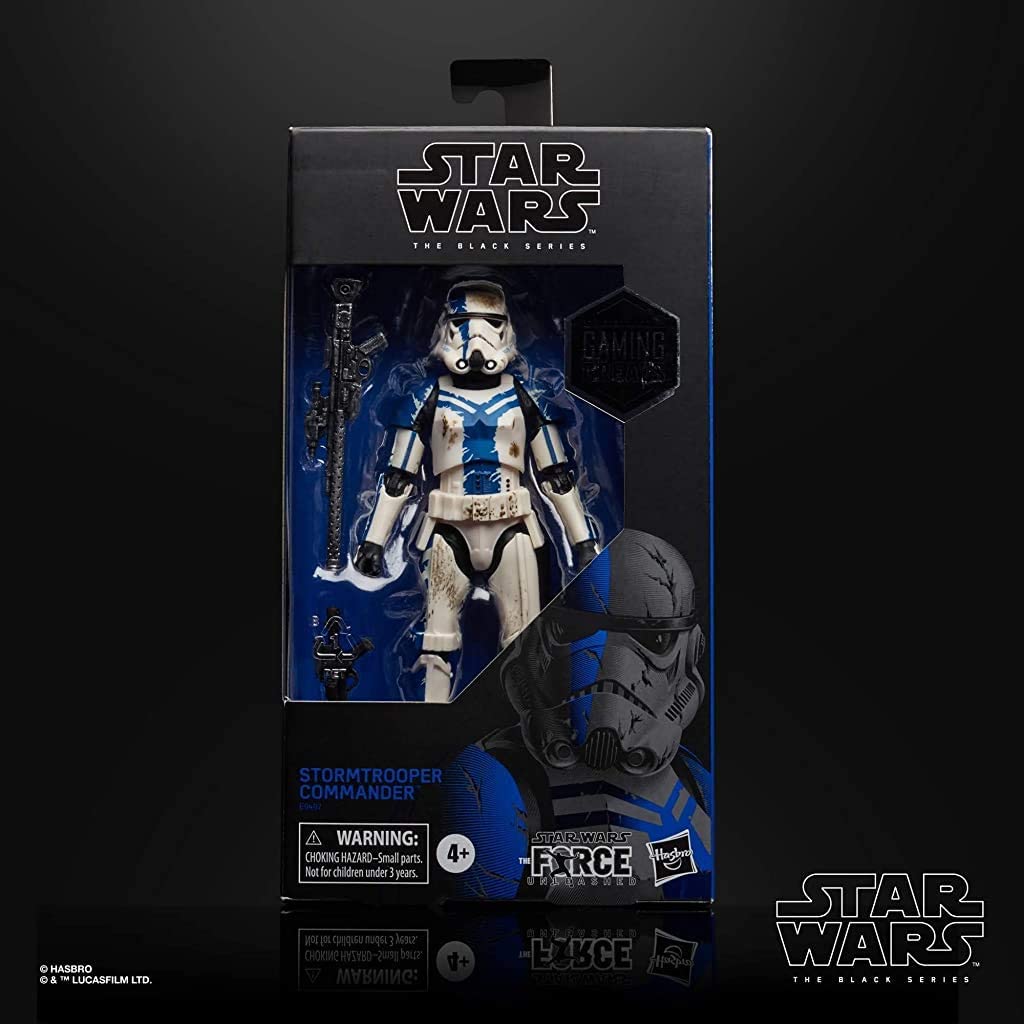Star Wars The Force Unleashed Black Series Stormtrooper Commander - Gaming Greats Exclusive