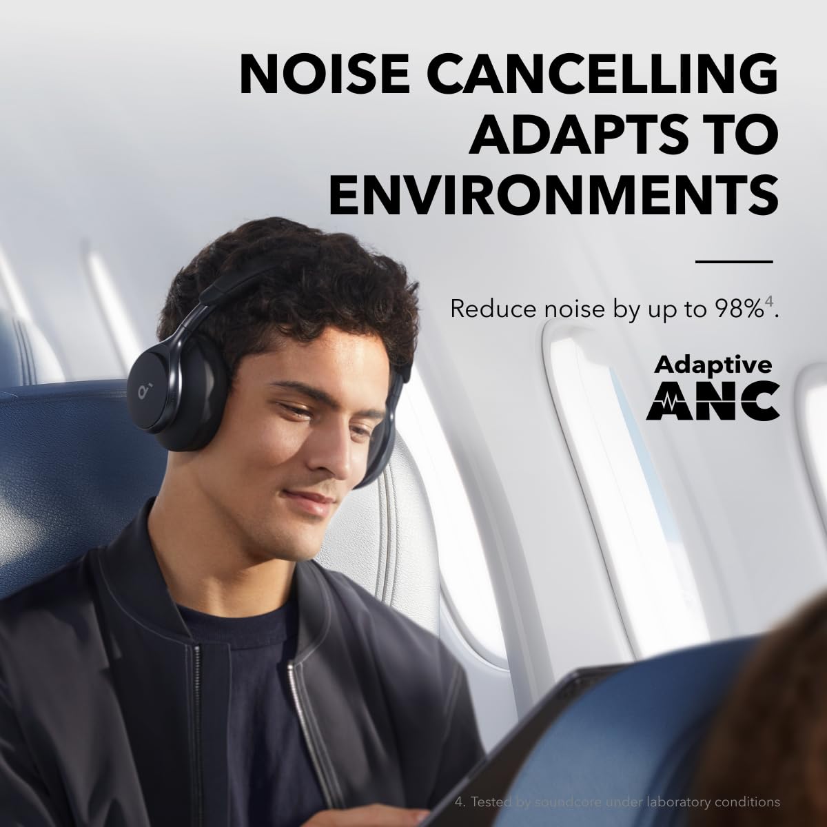 Soundcore by Anker, Space One, Active Noise Cancelling Headphones, 2X Stronger Voice Reduction, 40H ANC Playtime, App Control, LDAC Hi-Res Wireless Audio, Comfortable Fit, Clear Calls, Bluetooth 5.3 🍁 All In One Marketplace Canada