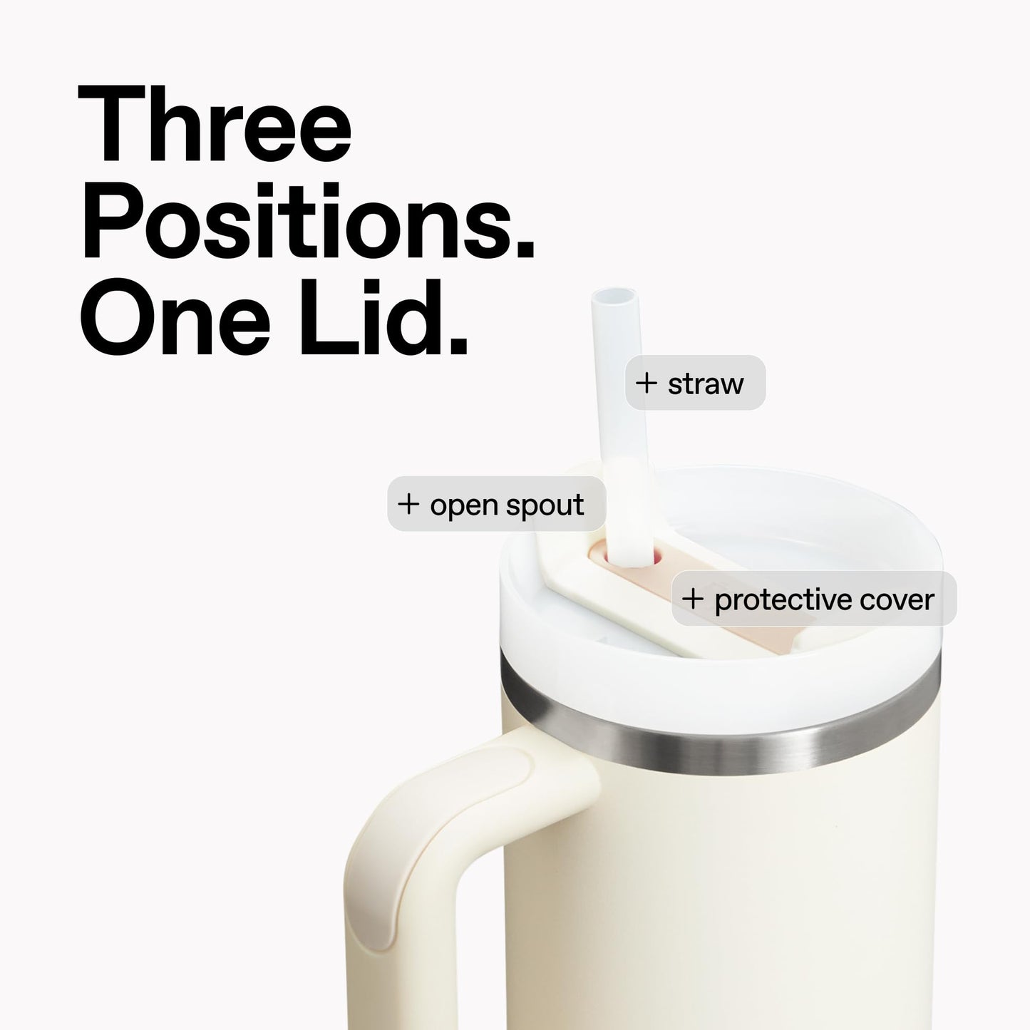 Stanley Quencher H2.0 Tumbler with Handle and Straw 40 oz | Flowstate 3-Position Lid | Cup Holder Compatible for Travel | Insulated Stainless Steel Cup | BPA-Free | Peony 🍁 All In One Marketplace Canada