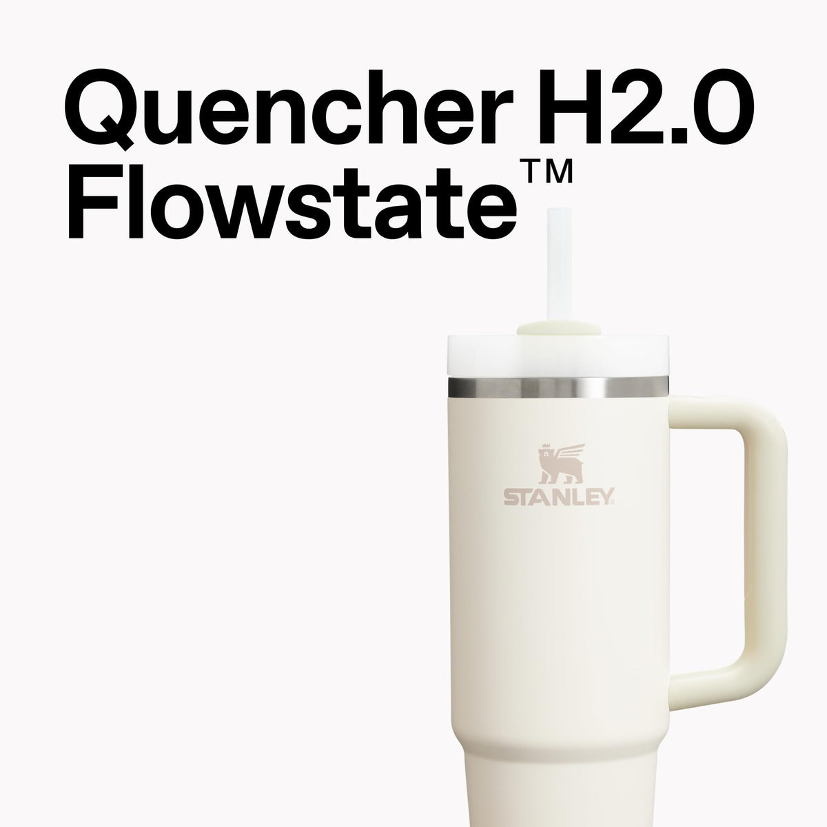 STANLEY Quencher H2.0 Tumbler with Handle and Straw 14 oz | Flowstate 3-Position Lid | Cup Holder Compatible for Travel | Insulated Stainless Steel Cup | BPA-Free | Daffodil 🍁 All In One Marketplace Canada