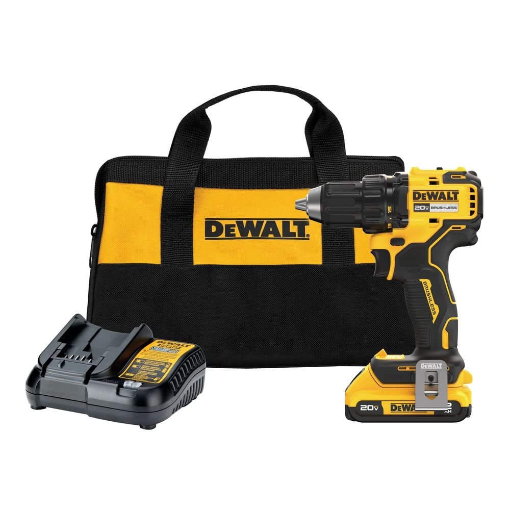 DEWALT 20V MAX Brushless 1/2 in. Cordless Compact Drill Driver Kit, Ratcheting Chuck, LED (DCD793D1) 🍁 All In One Marketplace Canada