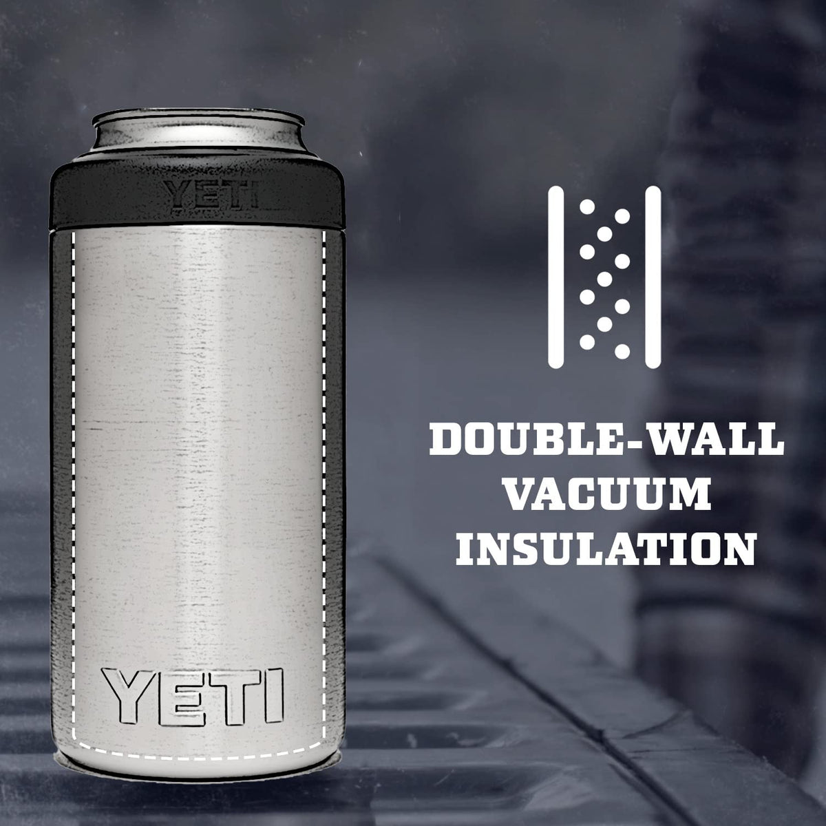 YETI Rambler 16 oz. Colster Tall Can Insulator for Tallboys & 16 oz. Cans, Stainless 🍁 All In One Marketplace Canada