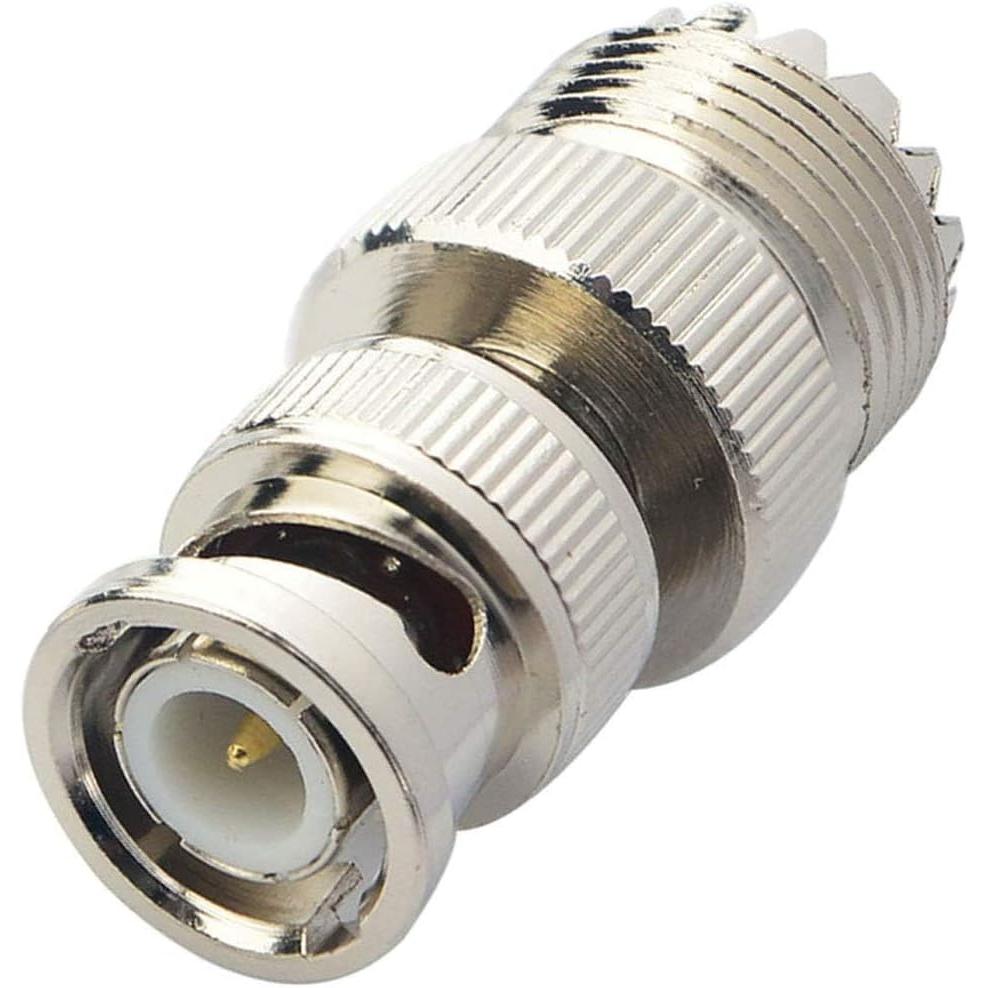 BNC-Male to SO-239 (UHF-Female) Coax Adapter